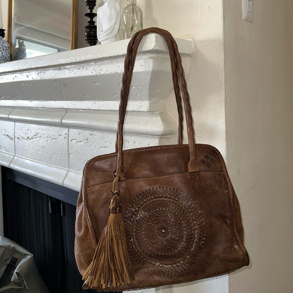 Patricia Nash Leather Boho Bag